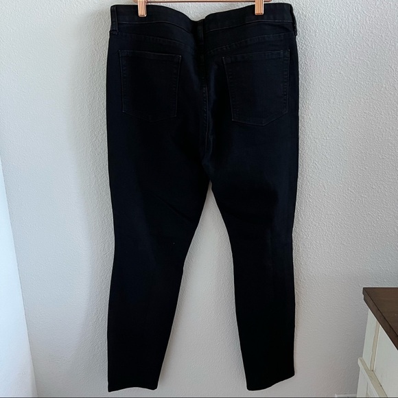 GAP Always Skinny Black Washed Denim Jeans 12 / 31 R - Picture 3 of 8